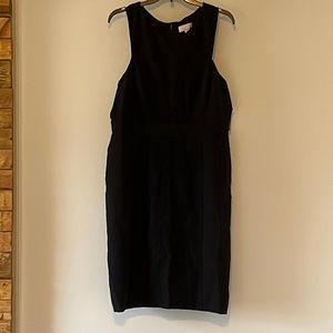 NWT LOVELY BY ADRIANNA PAPELL black sleeveless dress